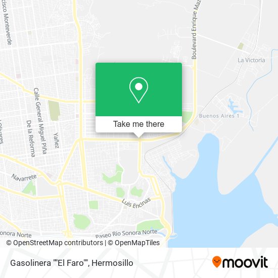 Gasolinera ""El Faro"" map