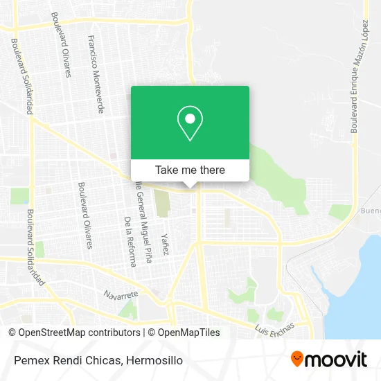 Pemex Rendi Chicas map