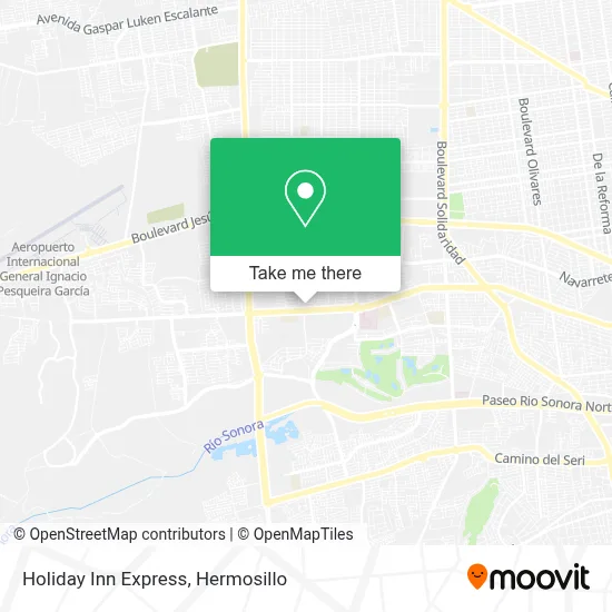 Holiday Inn Express map