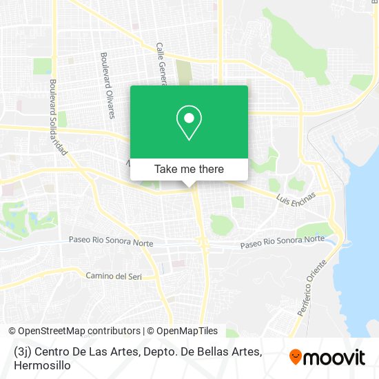 (3j) Centro De Las Artes, Depto. De Bellas Artes map