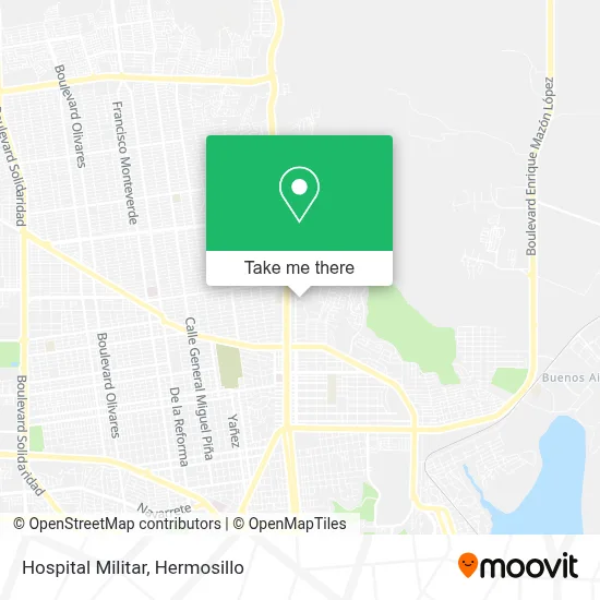 Hospital Militar map