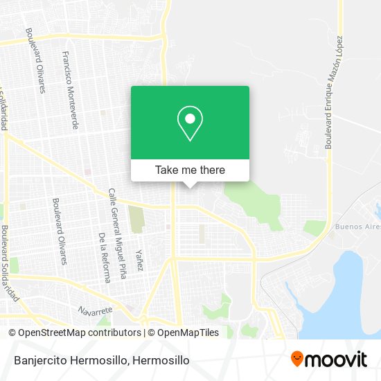 Banjercito Hermosillo map