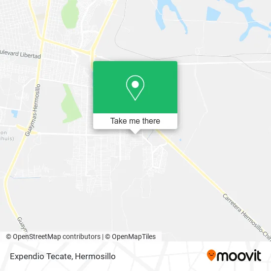 Expendio Tecate map