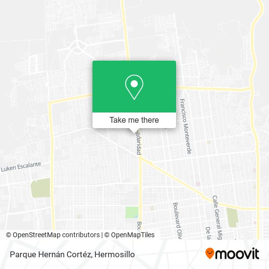 Parque Hernán Cortéz map