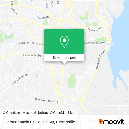 Comandancia De Policía Sur map