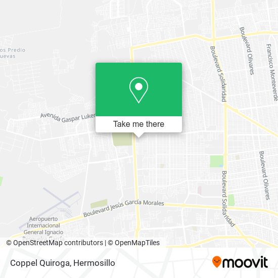 Coppel Quiroga map