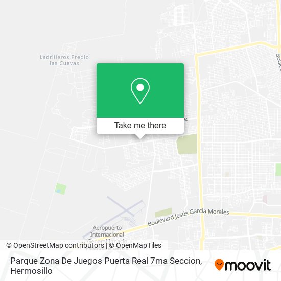 Parque Zona De Juegos Puerta Real 7ma Seccion map