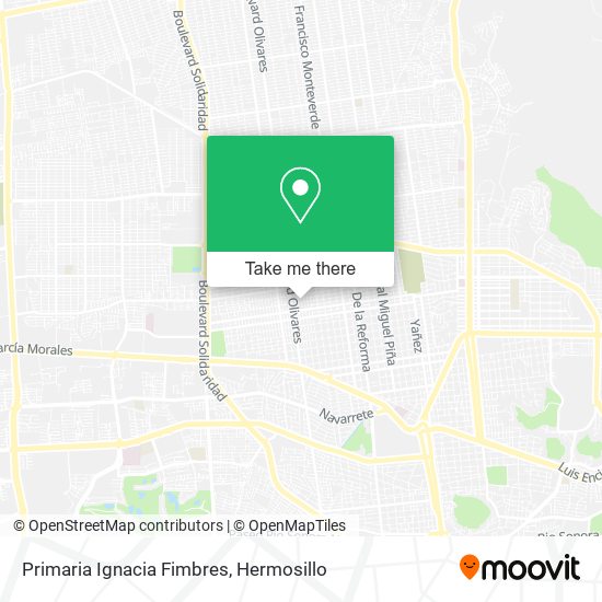 Primaria Ignacia Fimbres map