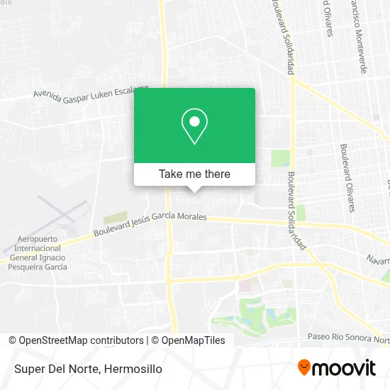 Super Del Norte map