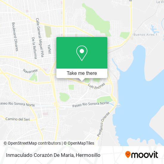 Inmaculado Corazón De María map