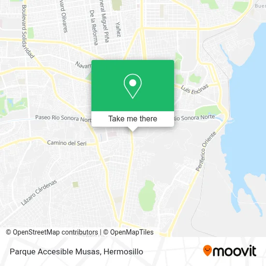 Parque Accesible Musas map