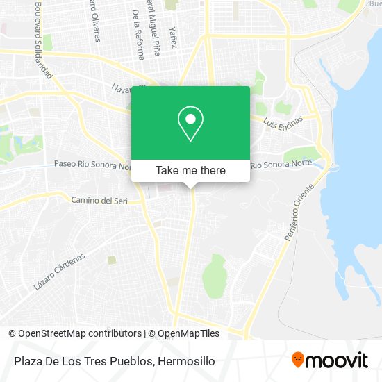 Plaza De Los Tres Pueblos map
