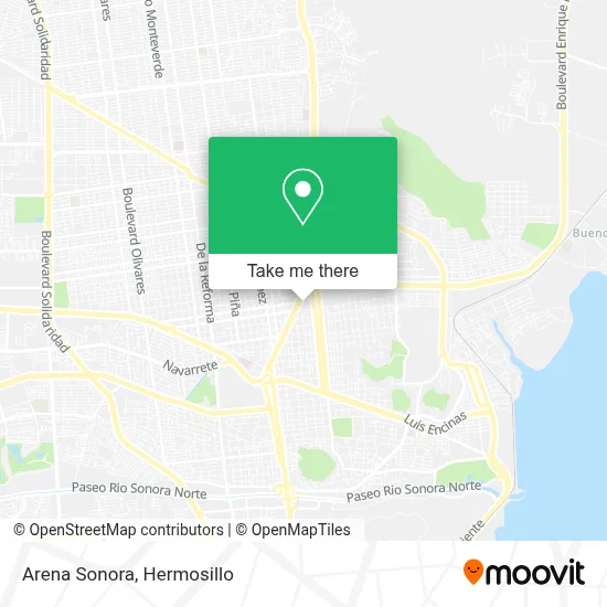 Arena Sonora map