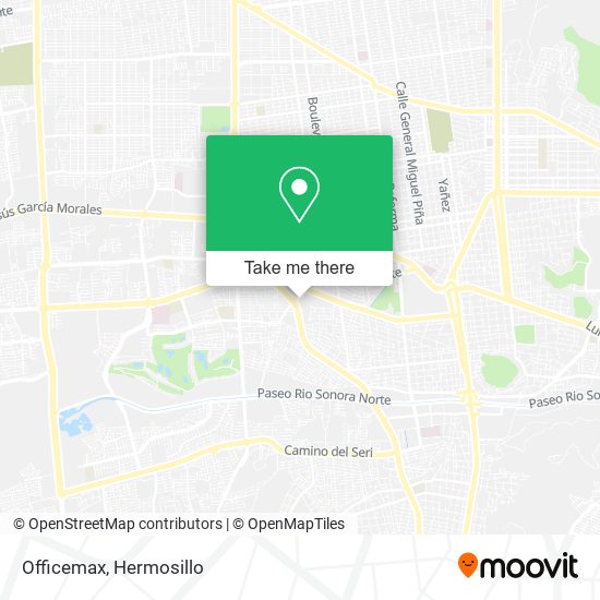 Mapa de Officemax