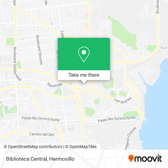 Mapa de Biblioteca Central