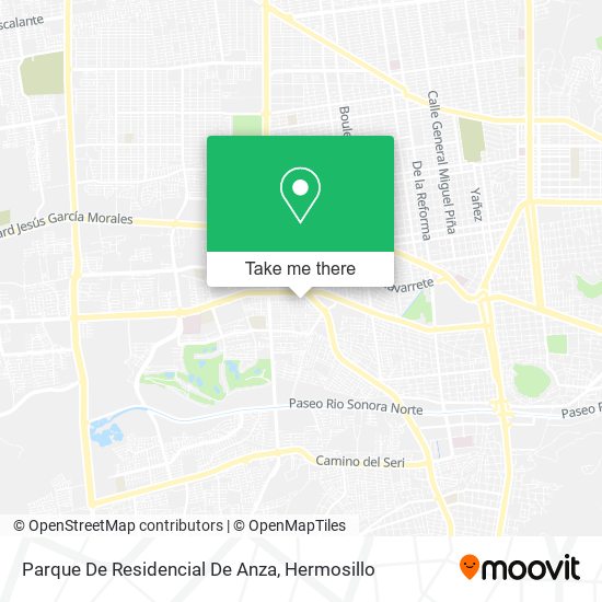 Parque De Residencial De Anza map