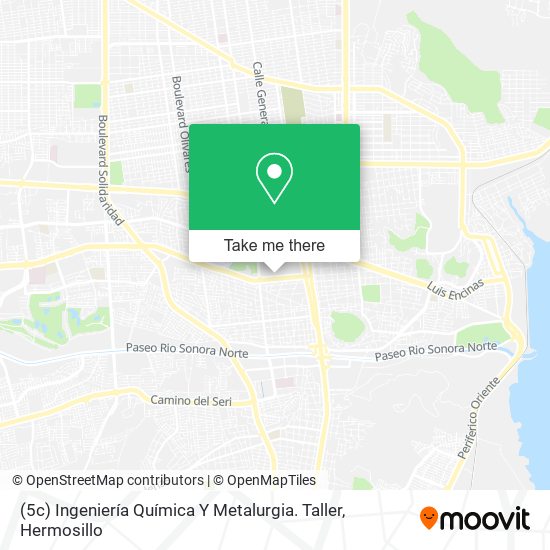 (5c) Ingeniería Química Y Metalurgia. Taller map