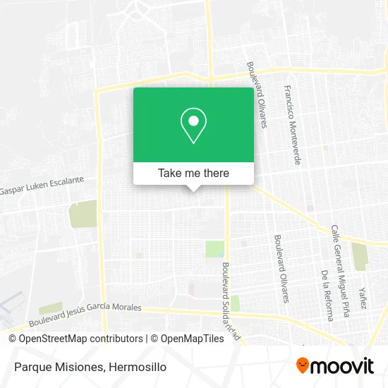 Parque Misiones map