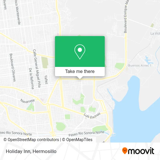 Holiday Inn map