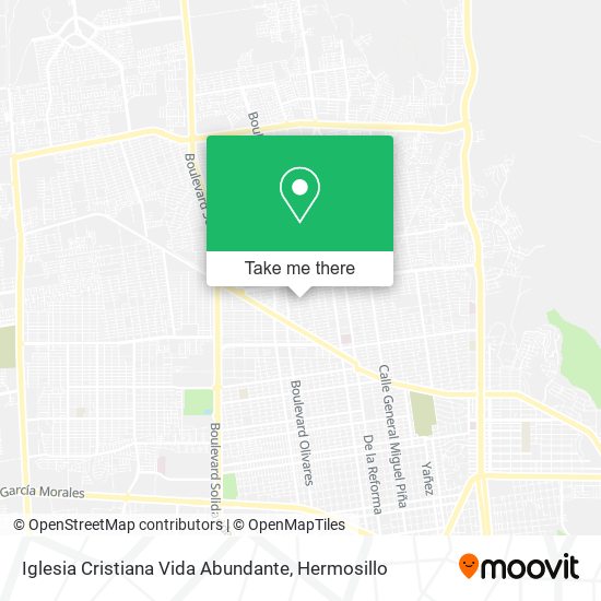 Iglesia Cristiana Vida Abundante map