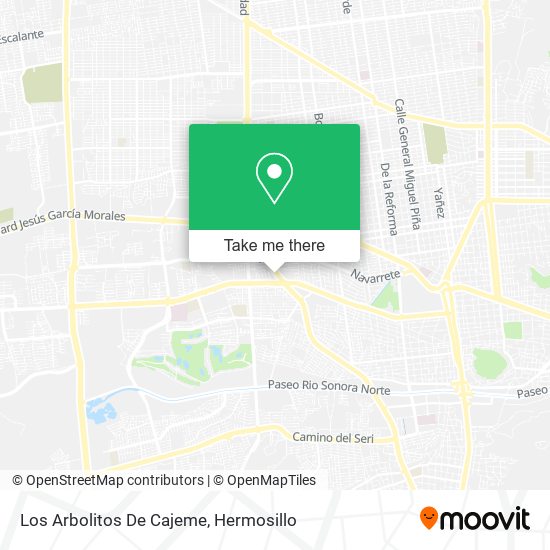 Los Arbolitos De Cajeme map