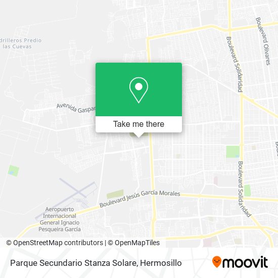 Mapa de Parque Secundario Stanza Solare