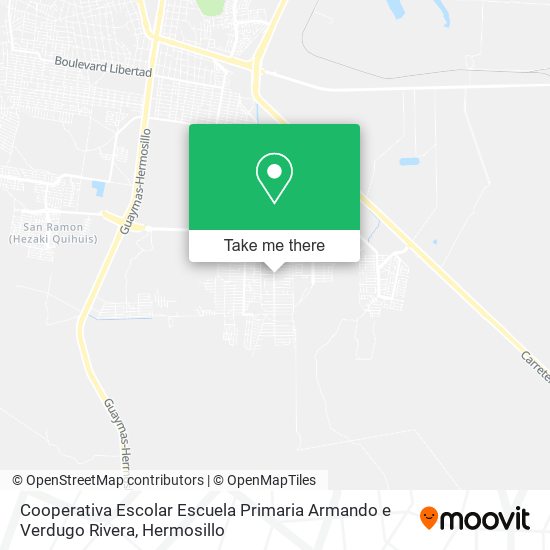 Cooperativa Escolar Escuela Primaria Armando e Verdugo Rivera map