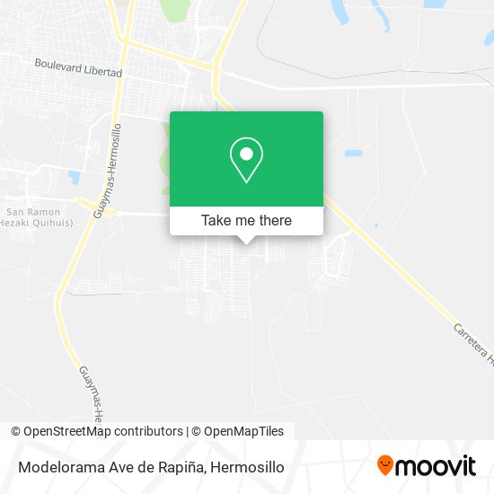 Modelorama Ave de Rapiña map