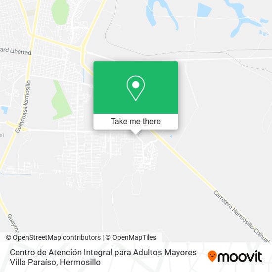 Centro de Atención Integral para Adultos Mayores Villa Paraíso map