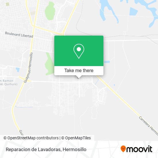 Mapa de Reparacion de Lavadoras