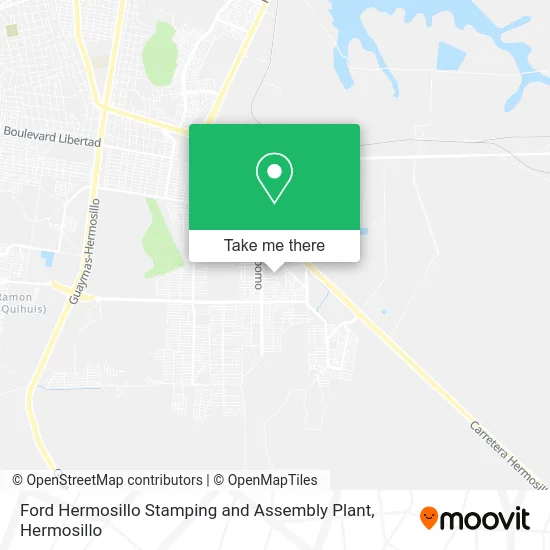 Ford Hermosillo Stamping and Assembly Plant map