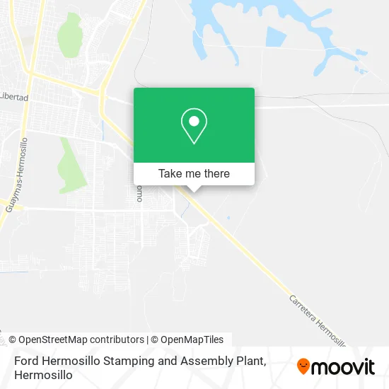 Ford Hermosillo Stamping and Assembly Plant map