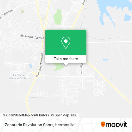 Zapateria Revolution Sport map