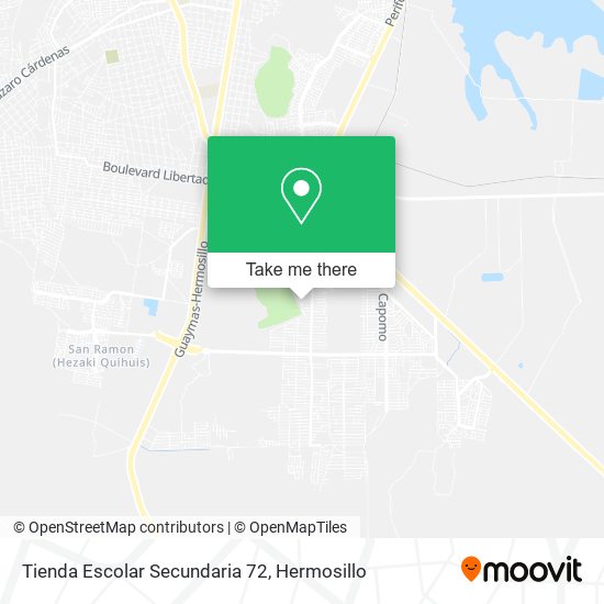 Tienda Escolar Secundaria 72 map