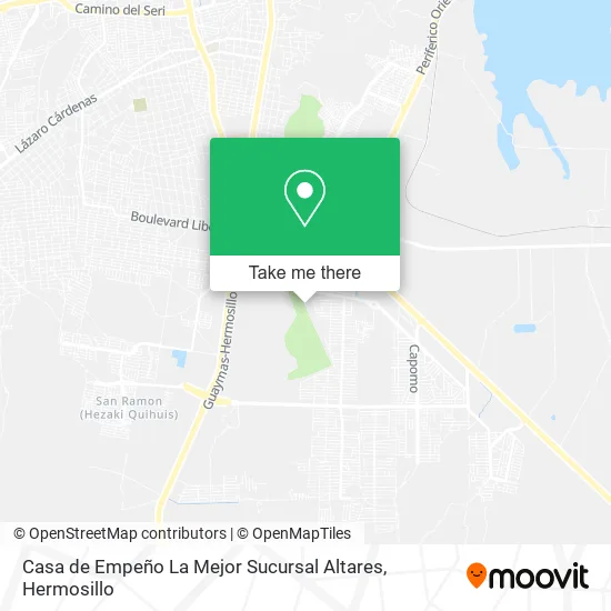 Casa de Empeño La Mejor Sucursal Altares map
