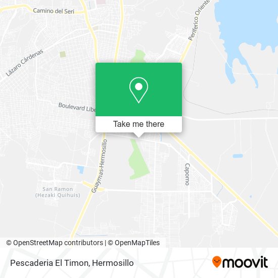 Pescaderia El Timon map
