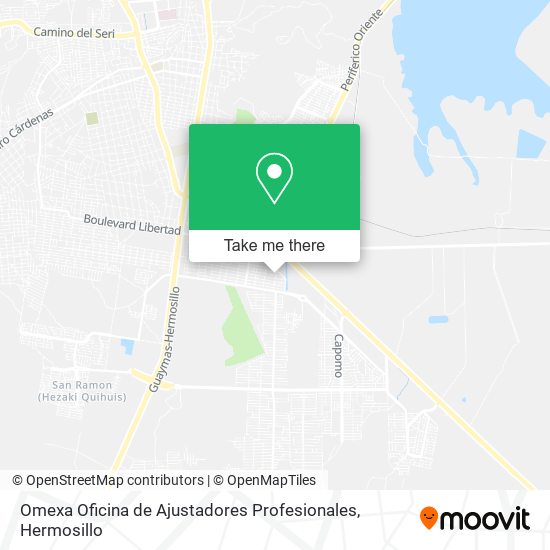 Mapa de Omexa Oficina de Ajustadores Profesionales