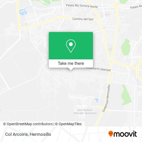 Mapa de Col Arcoiris