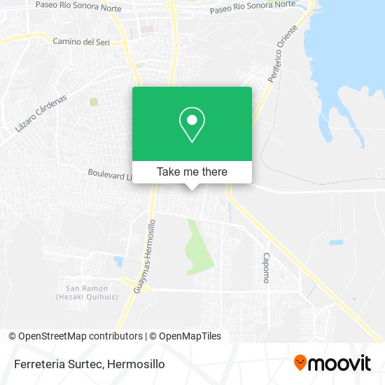 Mapa de Ferreteria Surtec