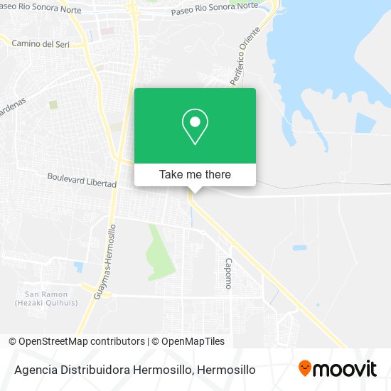Agencia Distribuidora Hermosillo map