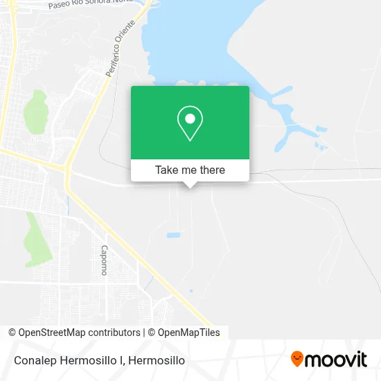 Conalep Hermosillo I map