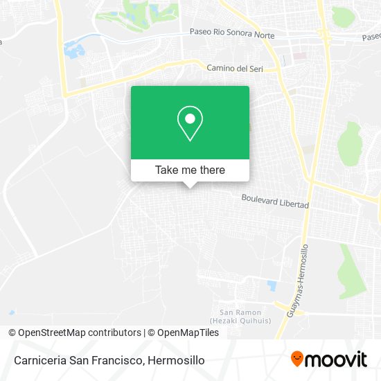 Carniceria San Francisco map