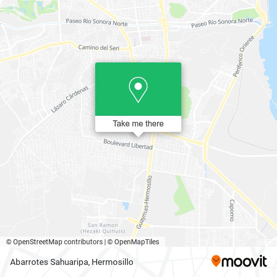 Abarrotes Sahuaripa map