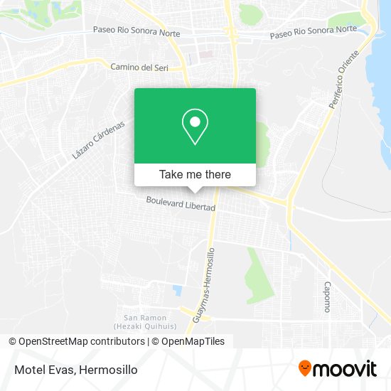 Mapa de Motel Evas