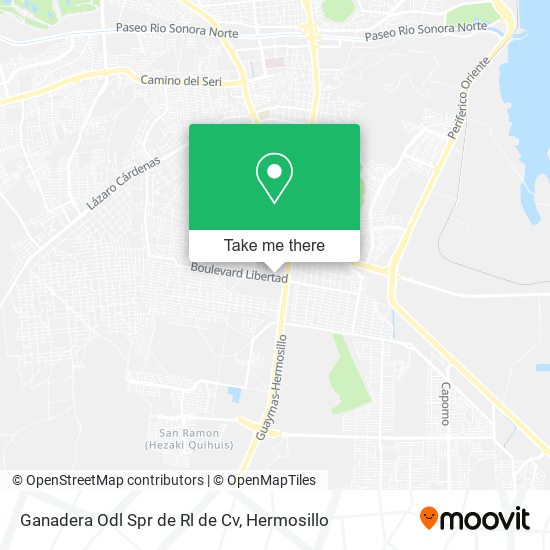 Ganadera Odl Spr de Rl de Cv map