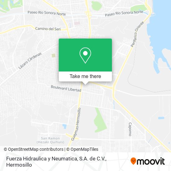 Fuerza Hidraulica y Neumatica, S.A. de C.V. map