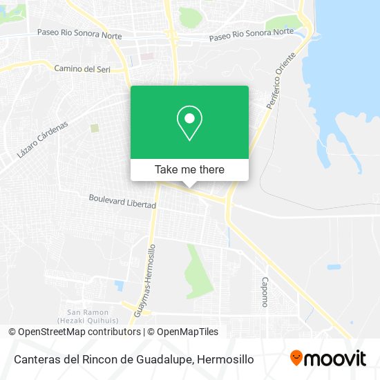 Canteras del Rincon de Guadalupe map