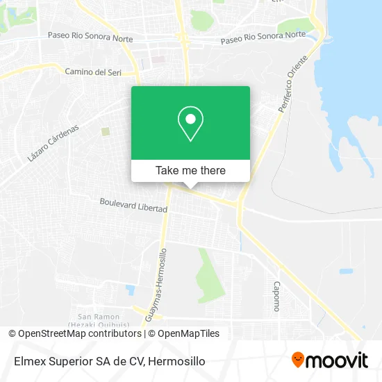 Elmex Superior SA de CV map
