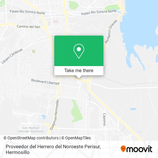 Mapa de Proveedor del Herrero del Noroeste Perisur