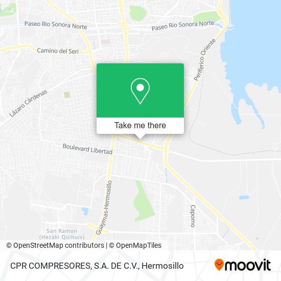 CPR COMPRESORES, S.A. DE C.V. map